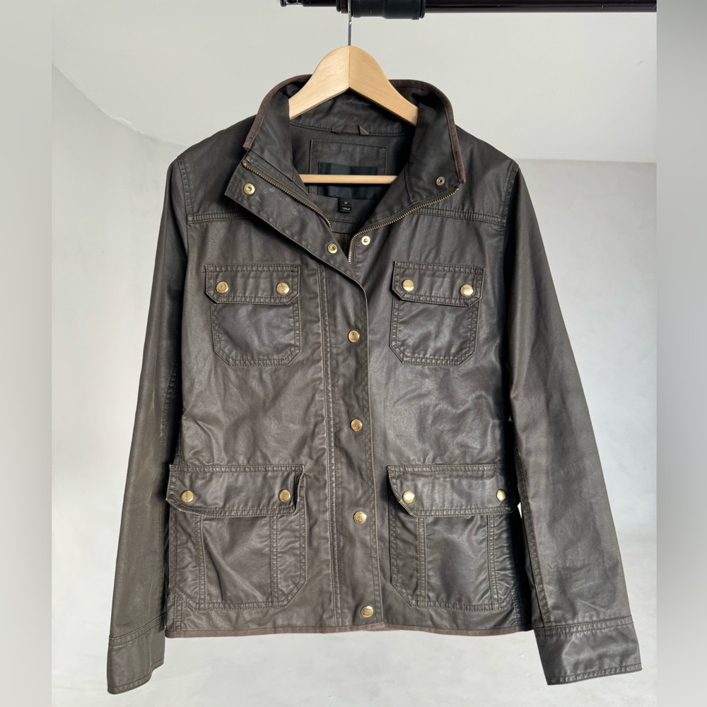J Crew 100% cotton waxed Field Jacket